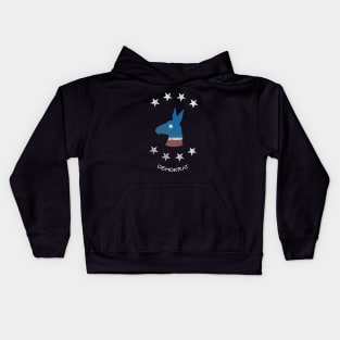 Democrat-Donkey-politic Kids Hoodie